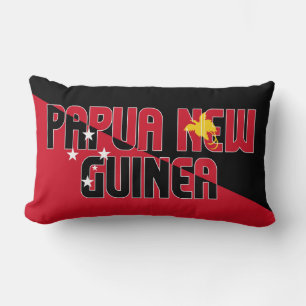 Traum in Farbe mit Papua Neuer Guinea Patriotisch Lendenkissen