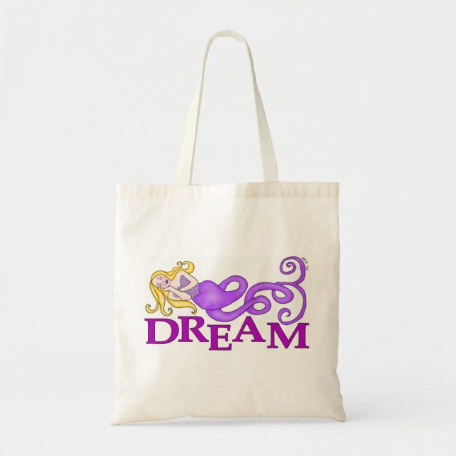 Traum-MER Meerjungfrau-Strand-Tasche Tragetasche (Vorne)