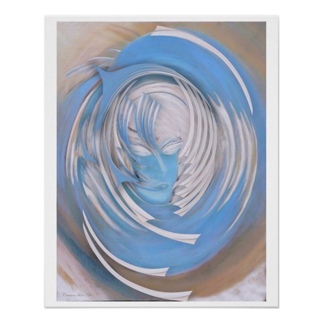 "Traum oder Geist", glänzendes Poster (Vorderseite)