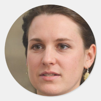 Traum ohne Grenzen Runder Aufkleber