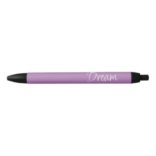 "Traum" - Phrase Lavender Lila Hintergrund Kugelschreiber