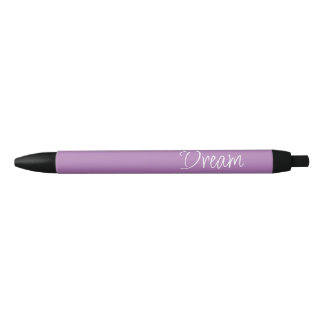 "Traum" - Phrase Lavender Lila Hintergrund Kugelschreiber