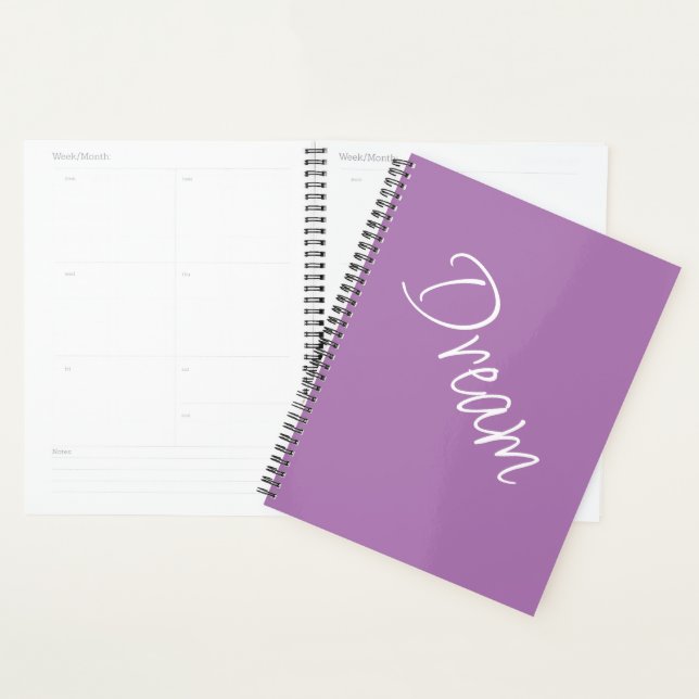 "Traum" - Phrase Lavender Lila Hintergrund Planer (Anzeige)