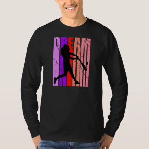 Traum Retro Baseball Grenzenlos Funky Silhouette W T-Shirt