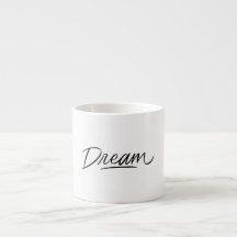 Traum Schreibe Motivierendes Zitat Kaffeetasse