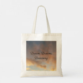 Traum, Traum, Traum, rosa Cloud-Tasche Tragetasche