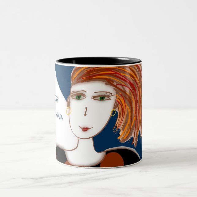 Traum und glauben Sie Zweiton 11oz Tasse (Mittel)