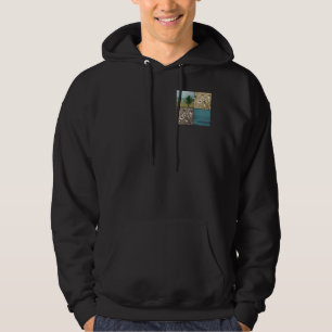 Traum vom Strand Herren ärmellose Fleece-Reißversc Hoodie