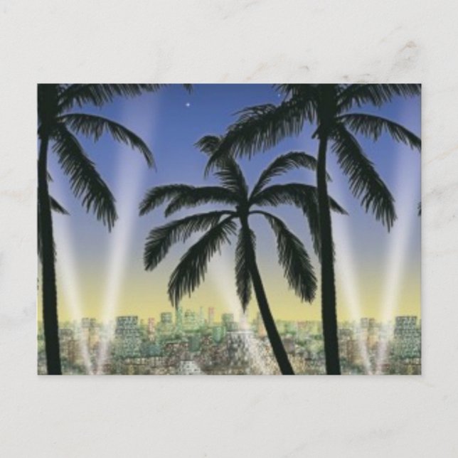 Traum von Hollywood Postkarte (Vorderseite)