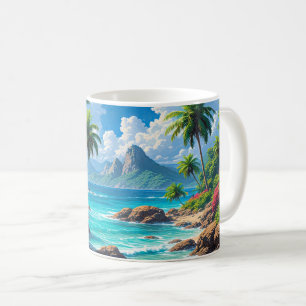 Traum Weiter, Tropisches Paradies, Kaffeetasse