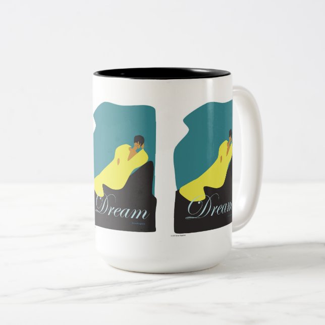 Traum Zweifarbige Tasse (VorderseiteRechts)