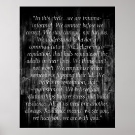 Trauma-Informierte Zitate Poster