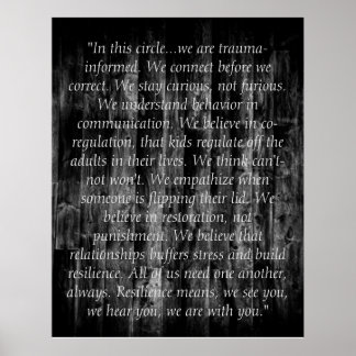 Trauma-Informierte Zitate Poster
