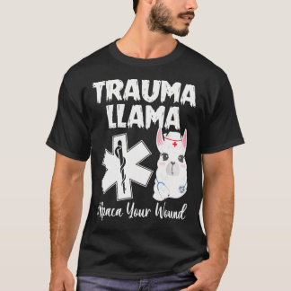 Trauma Llama Alpaca Ihr wundliches Funny T-Shirt