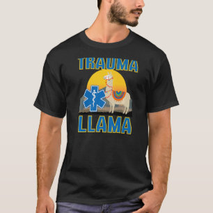 Trauma Llama Geburtstag Männer Frauen Kinder EMT T T-Shirt