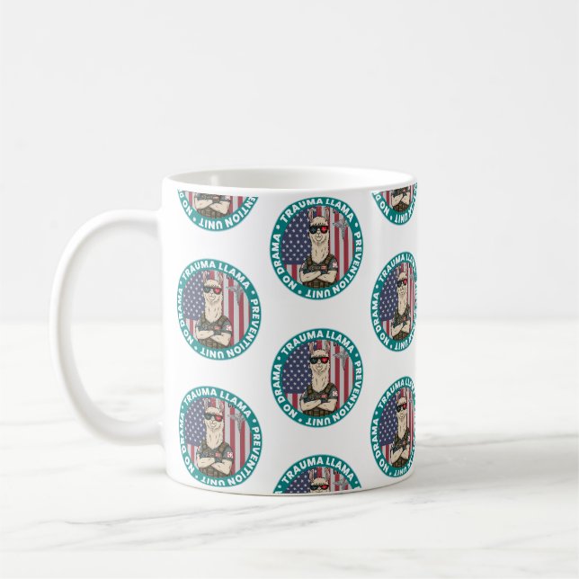 Trauma Llama Prävention Kaffeepause Tasse (Links)