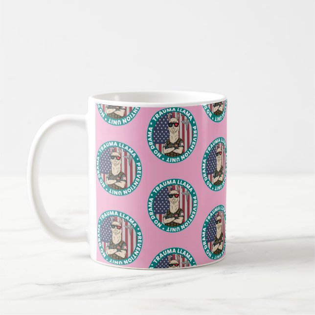Trauma Llama Prävention Kaffeepause Tasse (Links)