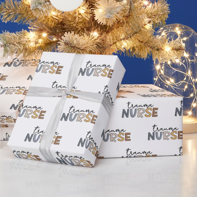 Trauma Nurse Trauma Pflege Geschenkpapier (Feiertage)