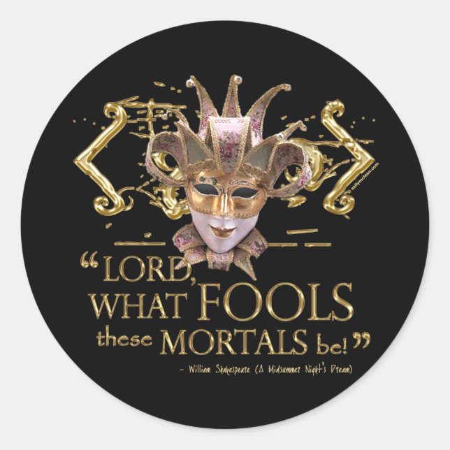 Traumangebot im Sommer (Gold-Version) Runder Aufkleber (Vorderseite)