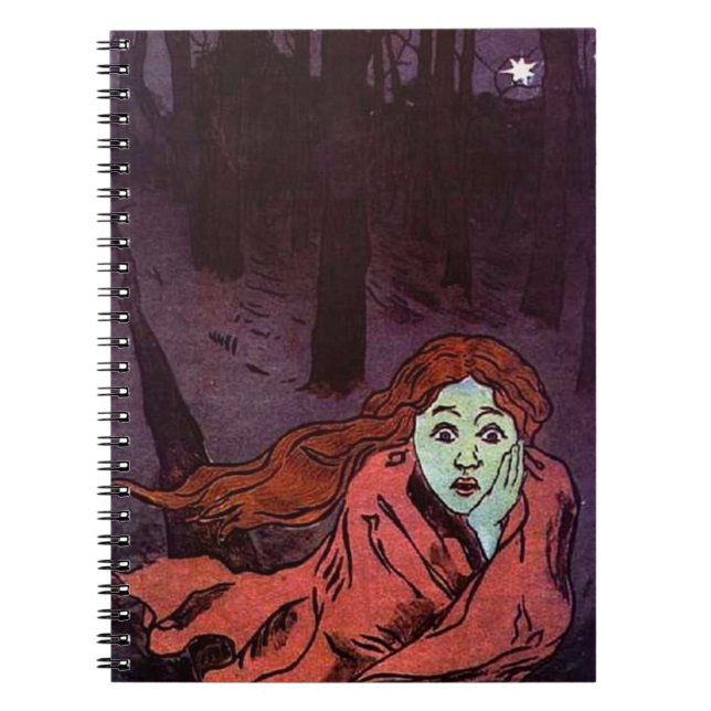 Traumareise mit Angst Notizblock (Vorderseite)