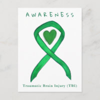 Traumatic Brain Injury Injury Awareness Ribbon TBI