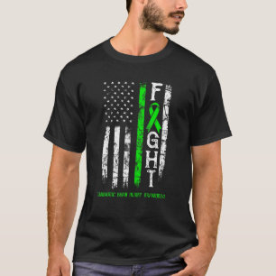Traumatic Brain Injury Warrior US Flag T-Shirt
