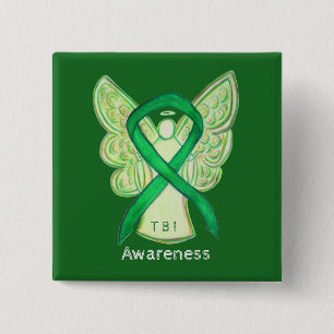 Traumatische Gehirnverletzungen (TBI) Angel Awaren Button