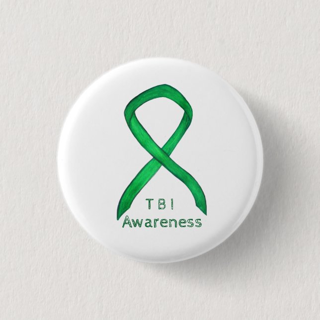 Traumatische Gehirnverletzungen - TBI-Button zur S Button (Vorderseite)