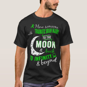 Traumatischer Hirnschaden an den Mond zurück bis u T-Shirt