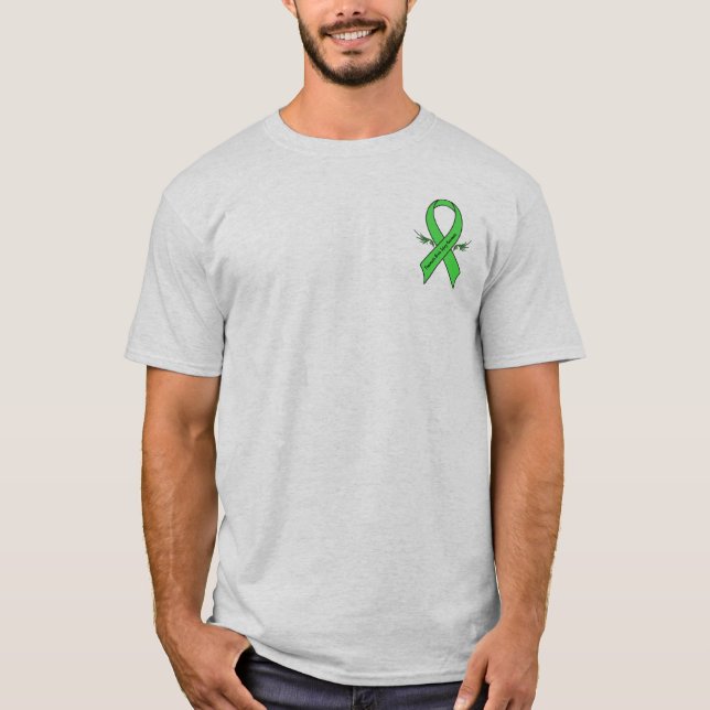 Traumatisches Hirnverletzung-Bewusstseins-Band mit T-Shirt (Vorderseite)