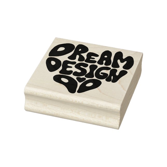 Traumdesign macht Handschrift Typografie Gummistempel (Stempel)