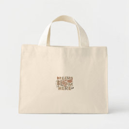 Träume blühen hier Tote Tasche