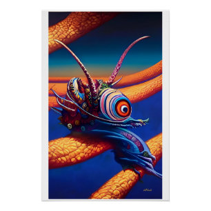 Träume einer bohemischen Nacktschnecke Poster
