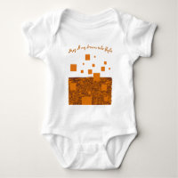 Träume entfalten Orange Floating Blocks Squares