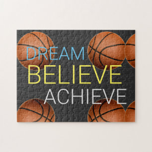 Träume glauben erreichen Basketball