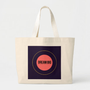 Träume groß — 90er Maximalist-Tasche Retro Jumbo Stoffbeutel