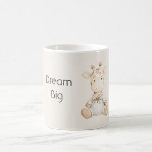 Träume groß Giraffe Kaffeetasse