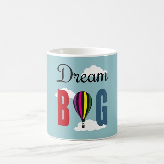 Träume groß kaffeetasse (Mittel)