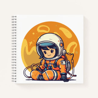 Träume groß, kleiner Astronaut Notizbuch