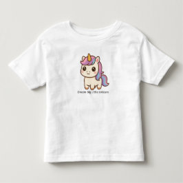 Träume groß, kleiner Einhorn-T-Shirt für Mädchen – Kleinkind T-shirt