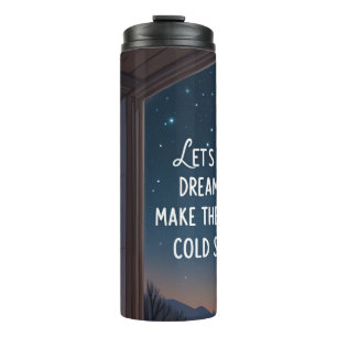 Träume Groß Kuschelig Thermosbecher