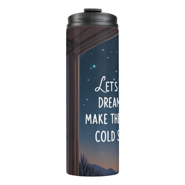 Träume Groß Kuschelig Thermosbecher (Vorderseite)