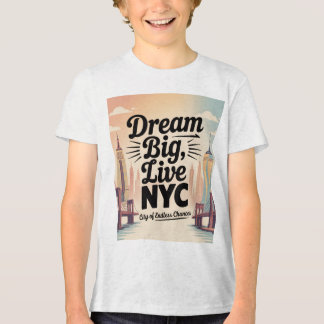 Träume groß, lebe NYC Tri-Blend Shirt