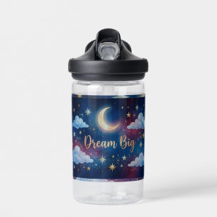 Träume groß Wasserflaschen-Aufkleber 🌙 CuteWasser Trinkflasche