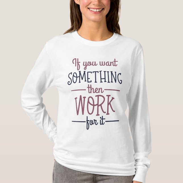 Träume in Aktion T-Shirt (Vorderseite)