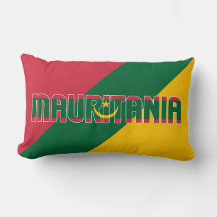 Träume in Farbe mit der mauretanischen patriotisch Lendenkissen