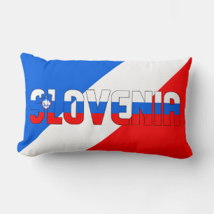 Träume in Farbe mit der slowenischen patriotischen Lendenkissen