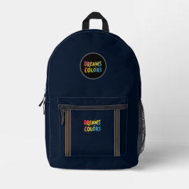 Träume in Farben Bedruckter Rucksack