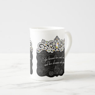 Träume in Plan-Kaffee-Tasse Prozellantasse
