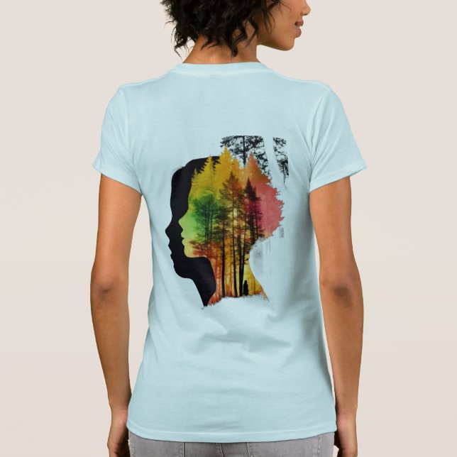 "Träume jagen, nicht Perfektion T-Shirt (Rückseite)